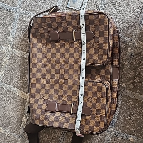 Louis Vuitton Damier Ebene Leather Broadway Messenger Laptop Bag. Men's/ Women's - Picture 14 of 17